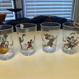 Pottery Barn Kids Halloween Mickey Mouse Glass Set
